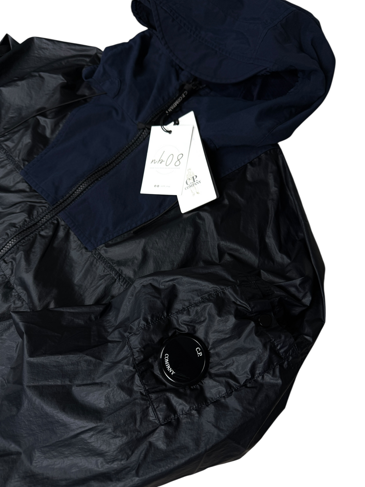 Veste C.P Company CS II Garment Dyeing marine, neuf, vue de dos — vue 3