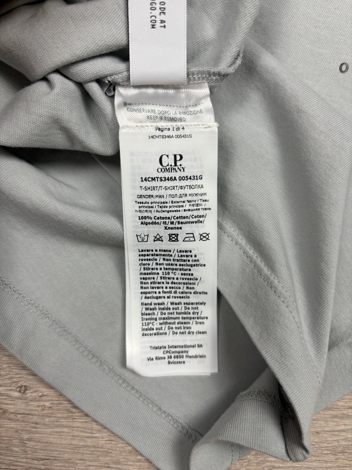 Veste C.P Company gris taille M - Vue 8