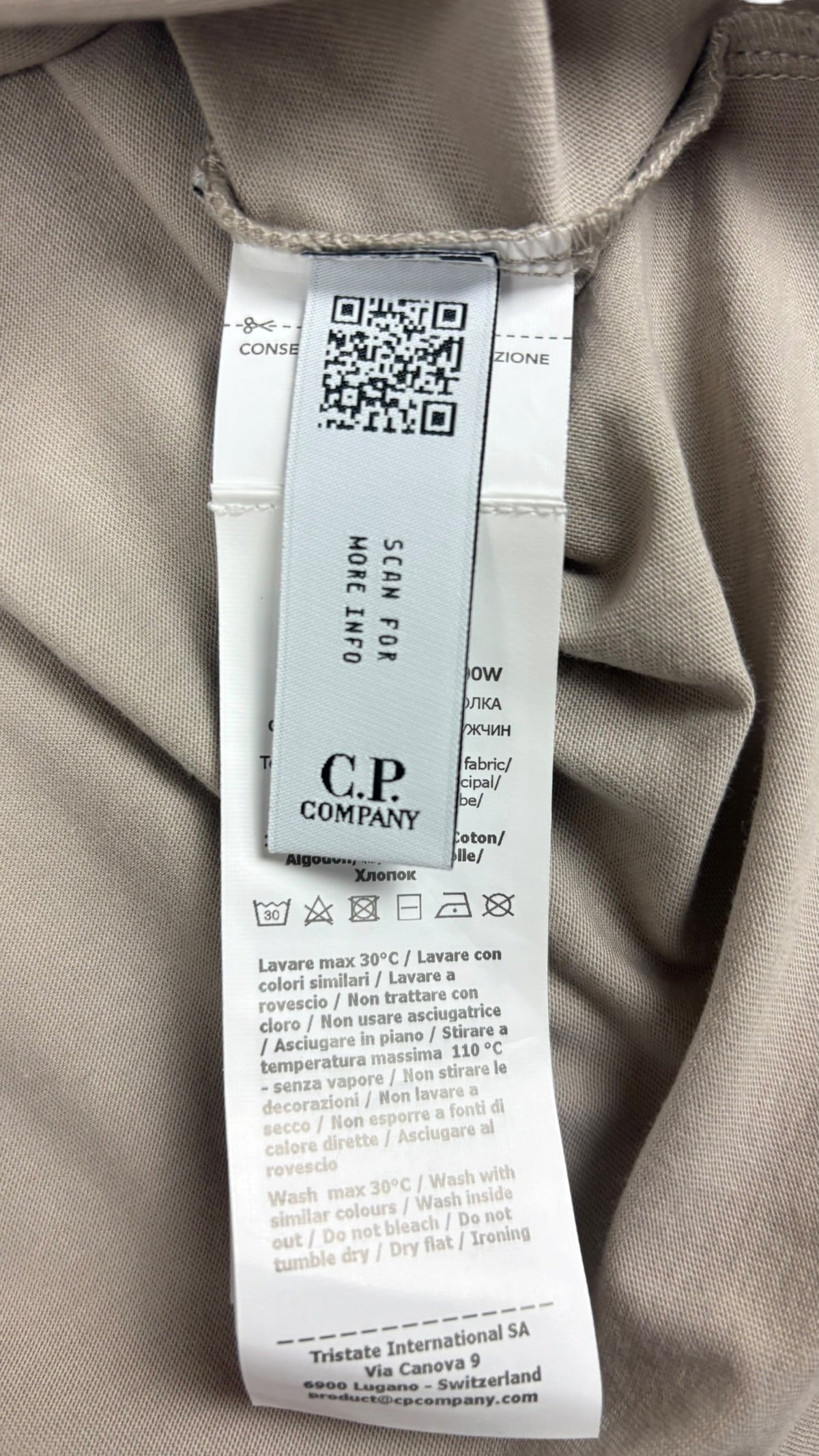 Tee-shirt C.P Company gris taille S - vue 4
