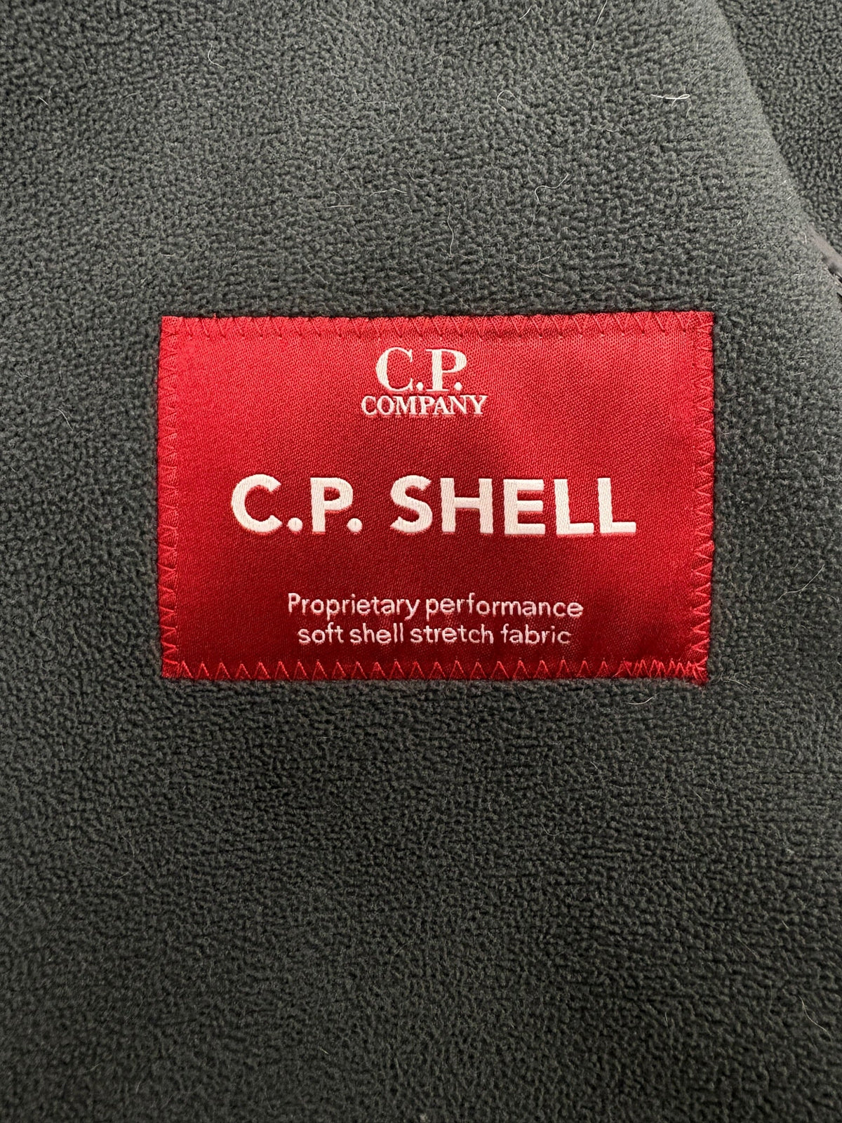 Veste C.P Company noir taille 48 - Logo et étiquette
