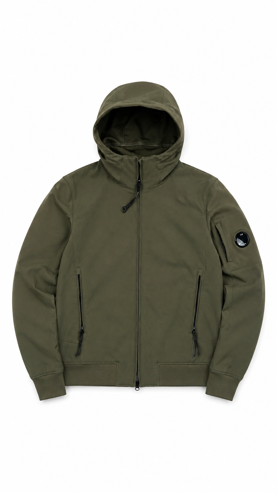 Veste C.P Company Soft Shell-R kaki taille 46, seconde main authentifiée NB08 — vue 1