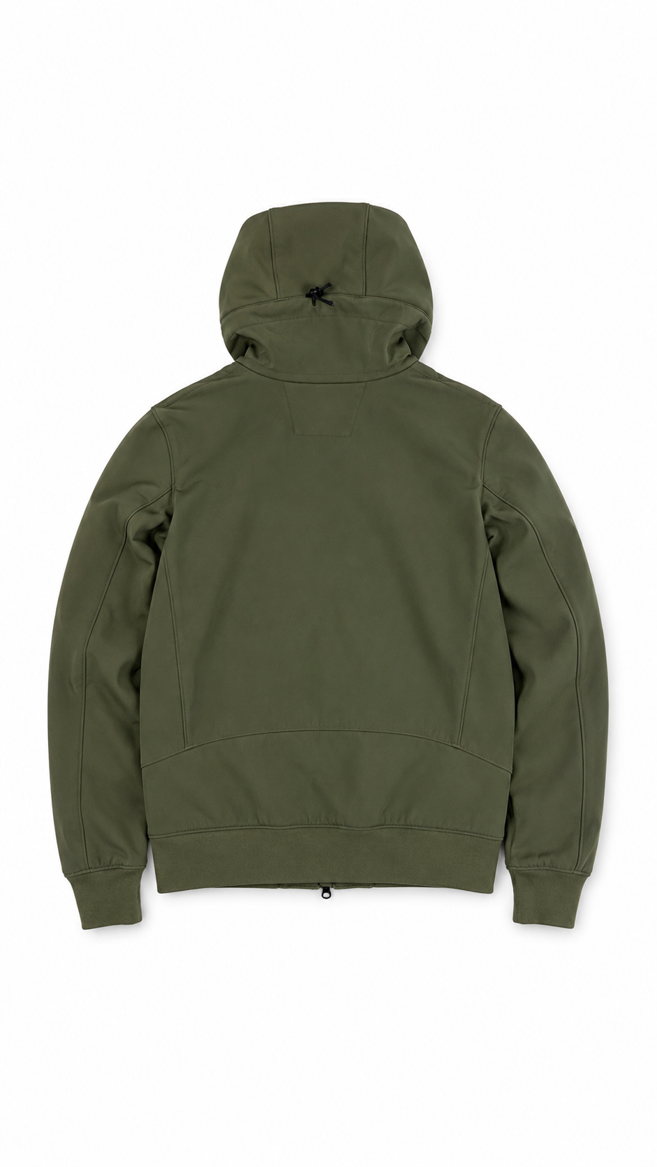 Veste C.P Company Soft Shell-R kaki, vue de dos — vue 2