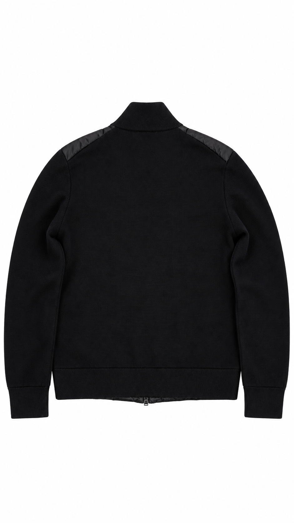 Cardigan Zippé Moncler Hybride Noir Taille L – vue de dos – NB08 Shop