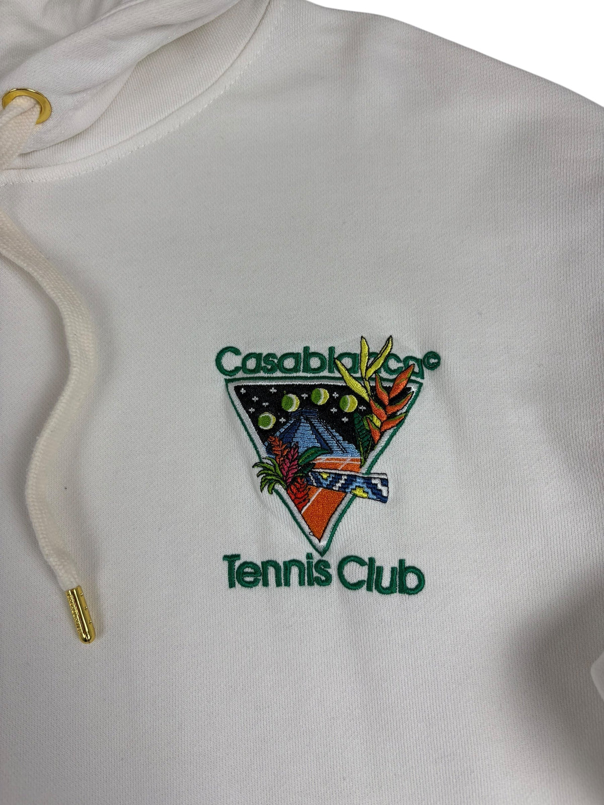 Hoodie Casablanca blanc taille S - Vue de dos