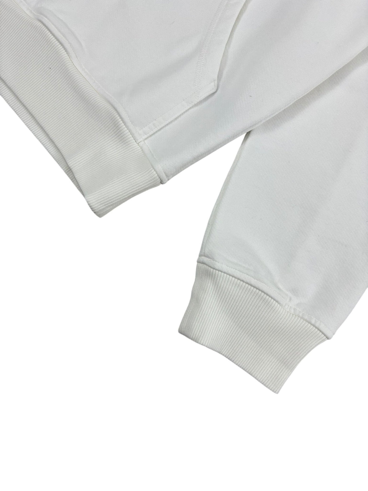 Sweat-shirt Crewneck Casablanca Croquis de Tennis blanc, détail matière et finitions — vue 3