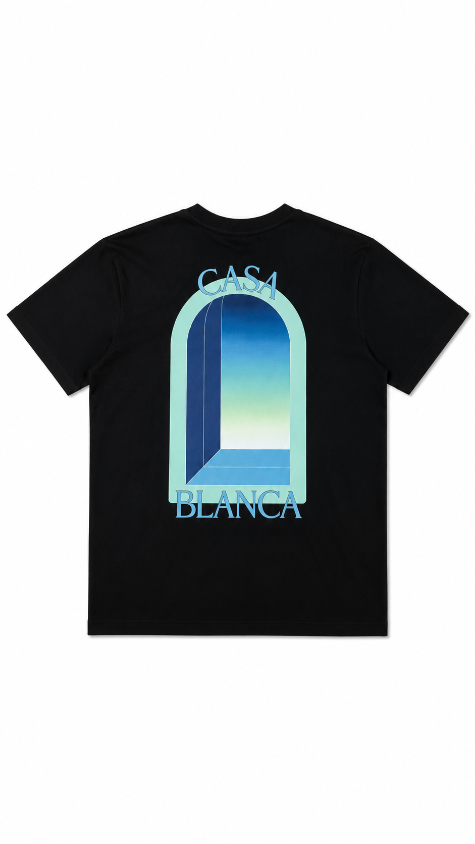 T-shirt Casablanca Classic coton bio noir neuf - vue 2/4