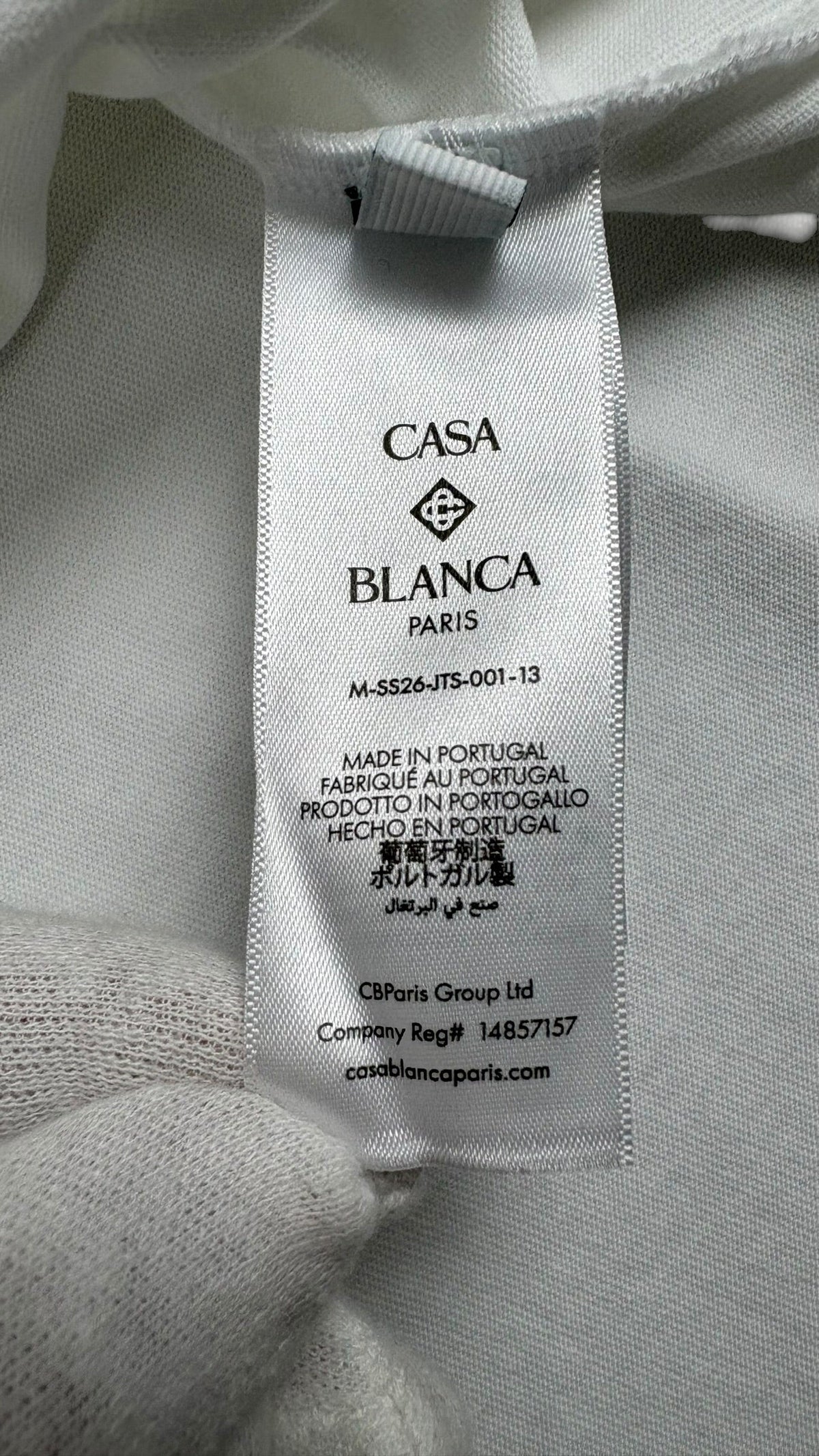 Tee-shirt Casablanca Flower Courticon blanc taille S - vue 4