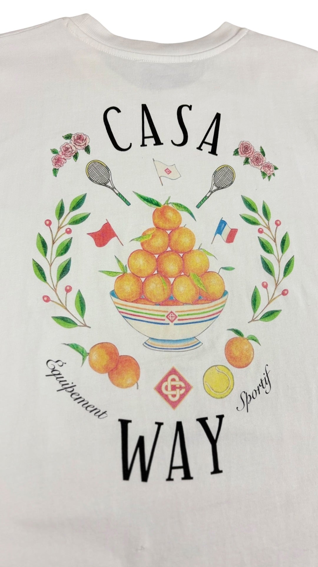 Tee-shirt Casablanca Way blanc taille XL - vue 2