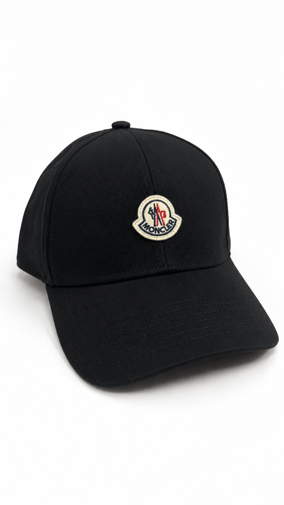 Casquette Moncler noir Collection 2026 - vue 1/4