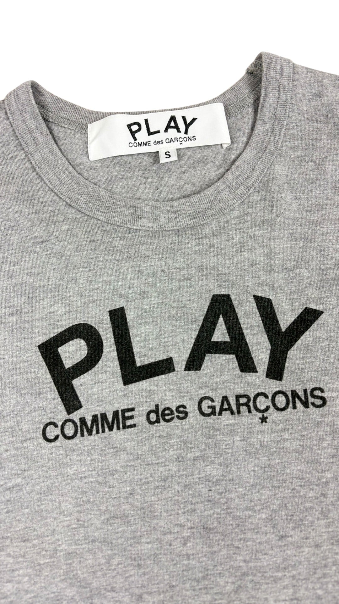 Tee-shirt Comme des Garçons Play gris taille S - vue 3