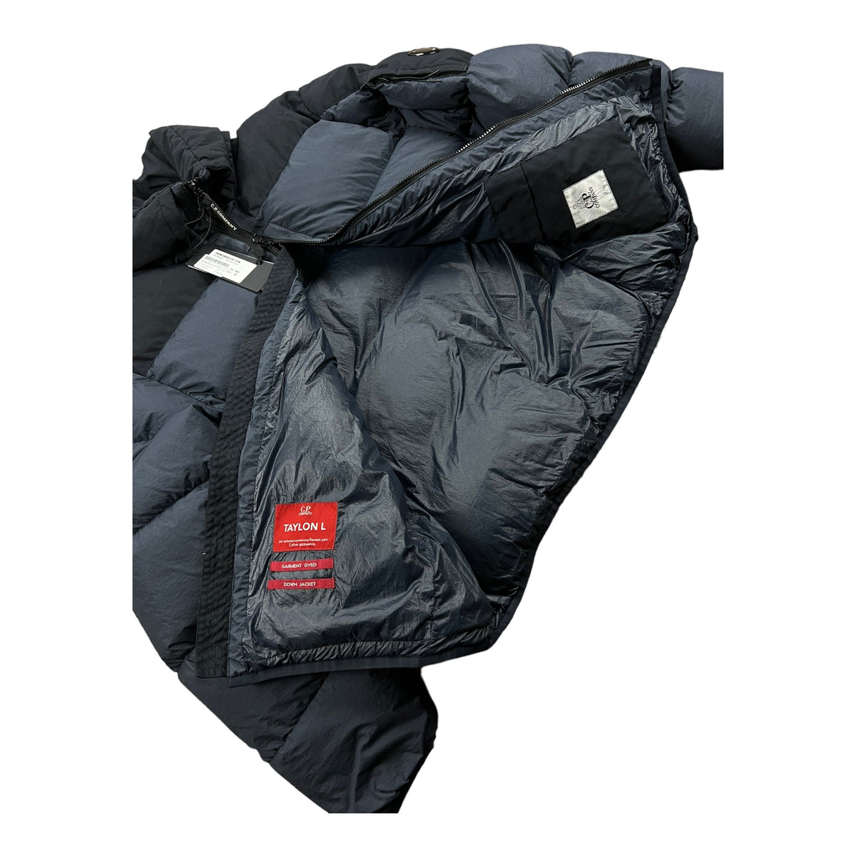 DOUDOUNE C.P COMPANY TAYLON L GARMENT DYED DOWN JACKET - NB08