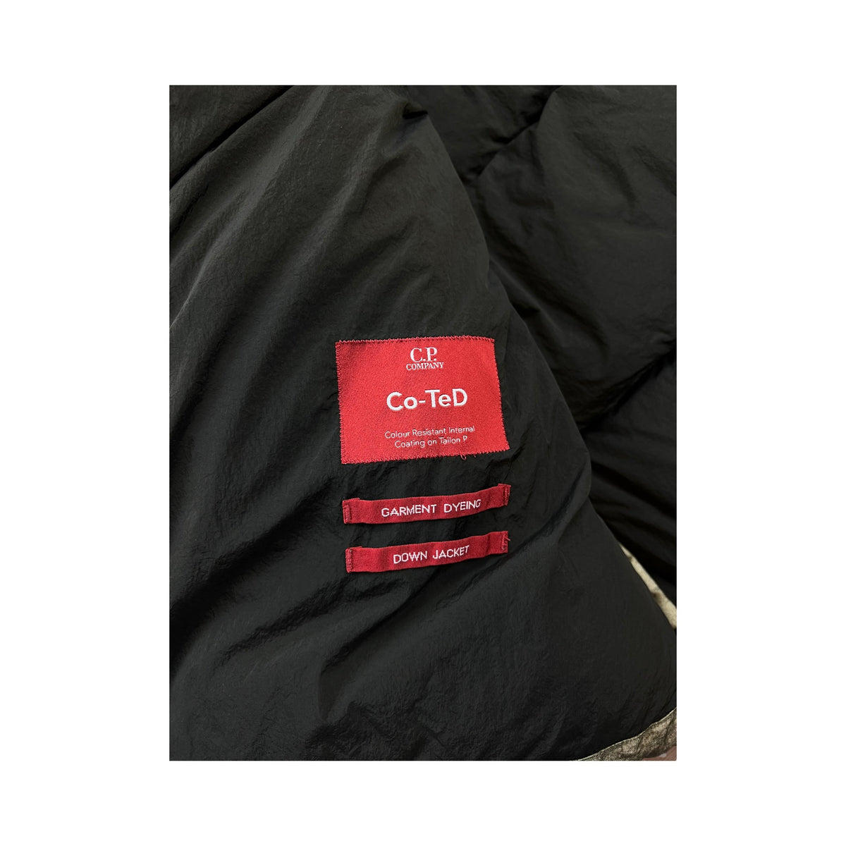 DOUDOUNE C.P COMPANY CO-TED GARMENT DYEING DOWN GOGGLE JACKET - NB08