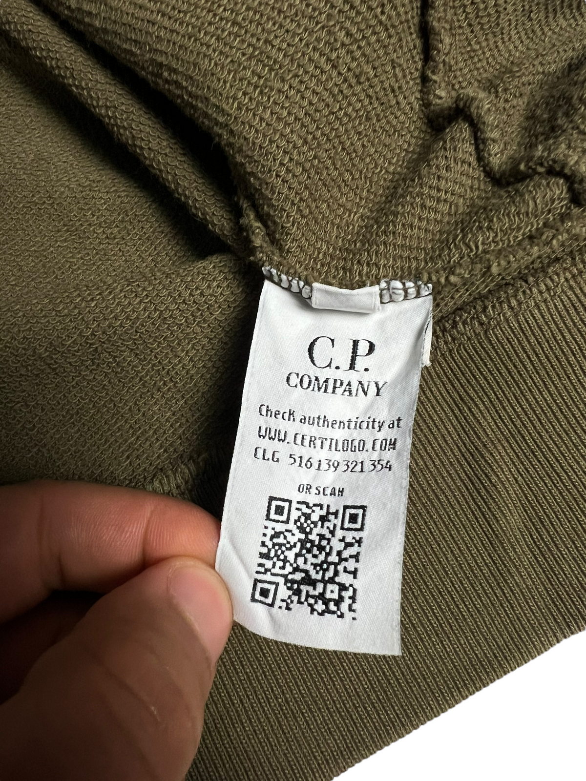 Gilet CP Company kaki taille S - Vue côté