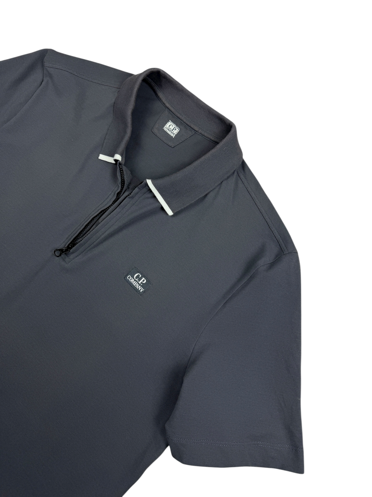 Polo CP Company gris taille L - Vue de dos
