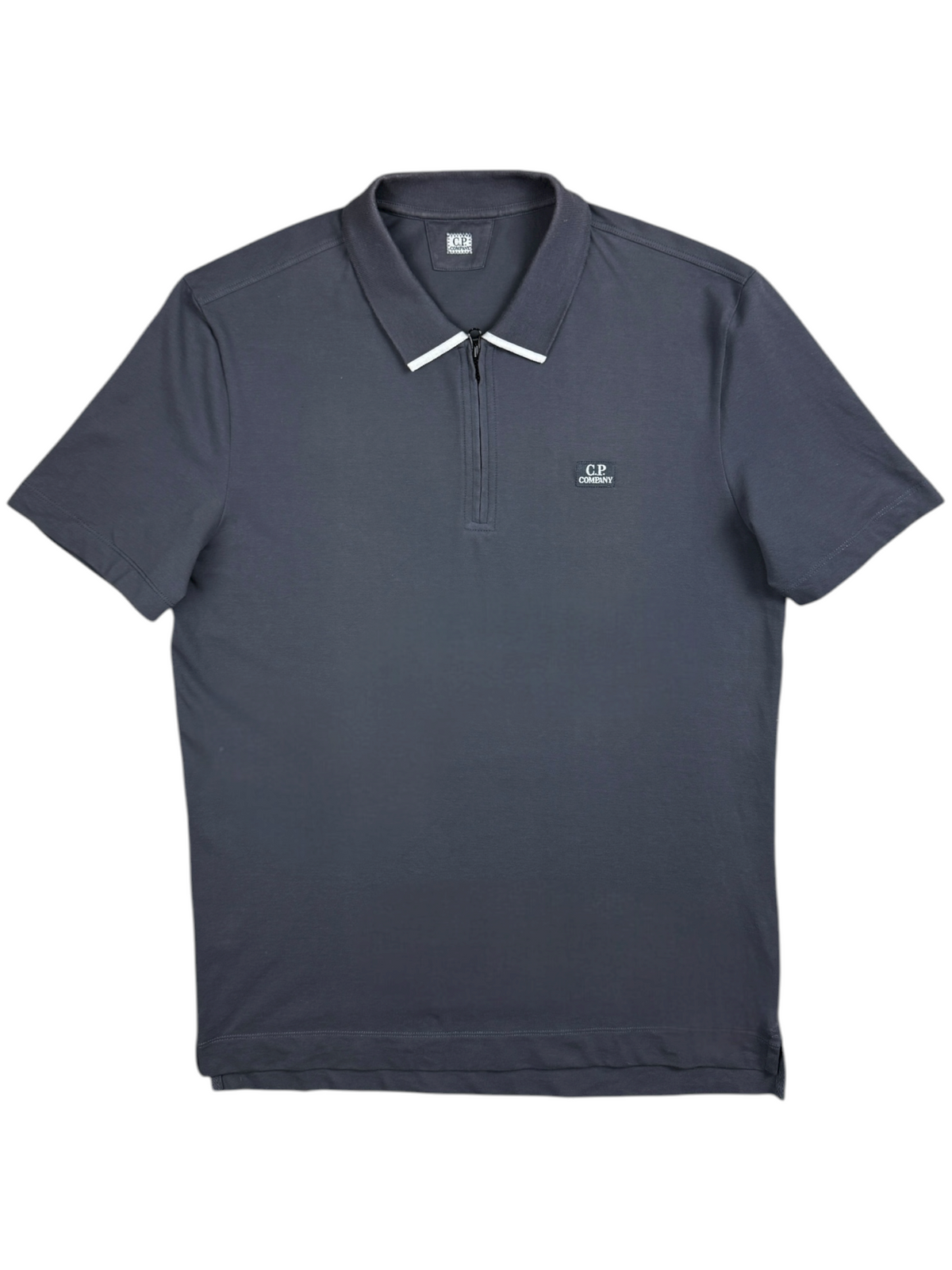 Polo CP Company gris taille L - Vue de face