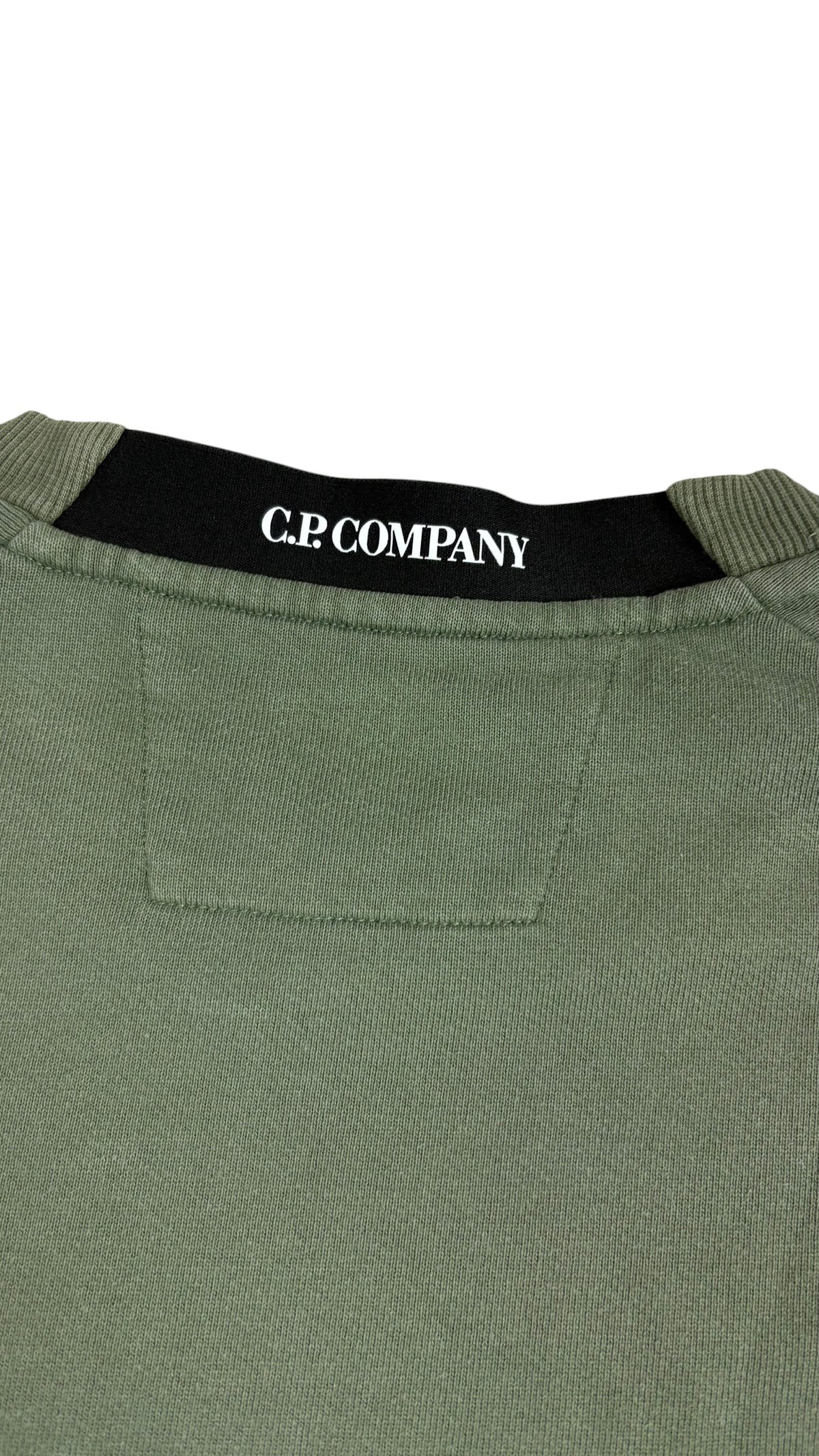 Crewneck Pull C.P Company kaki taille M - vue 4/5