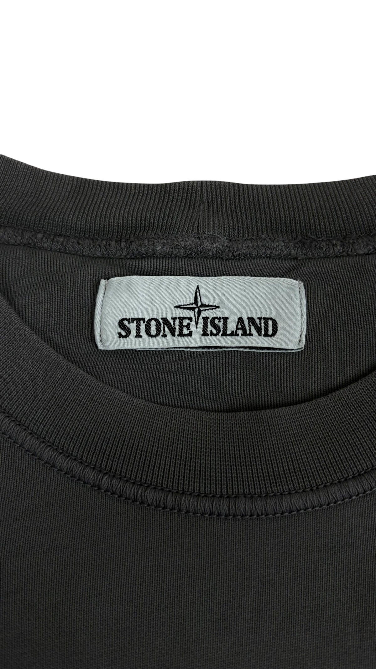 Crewneck Pull Stone Island gris taille M - vue 3/4