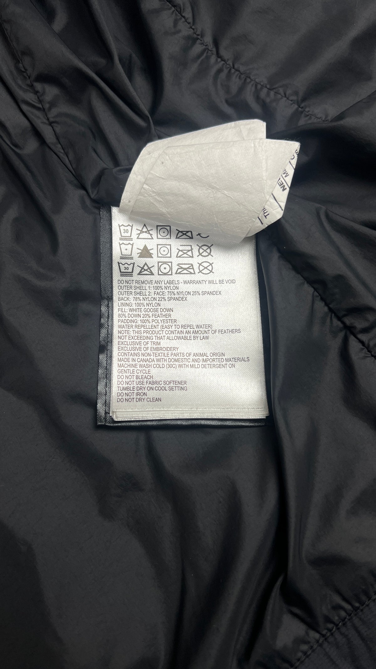 Doudoune Canada Goose Dunham noir, taille L – photo complémentaire 3 – NB08 Shop