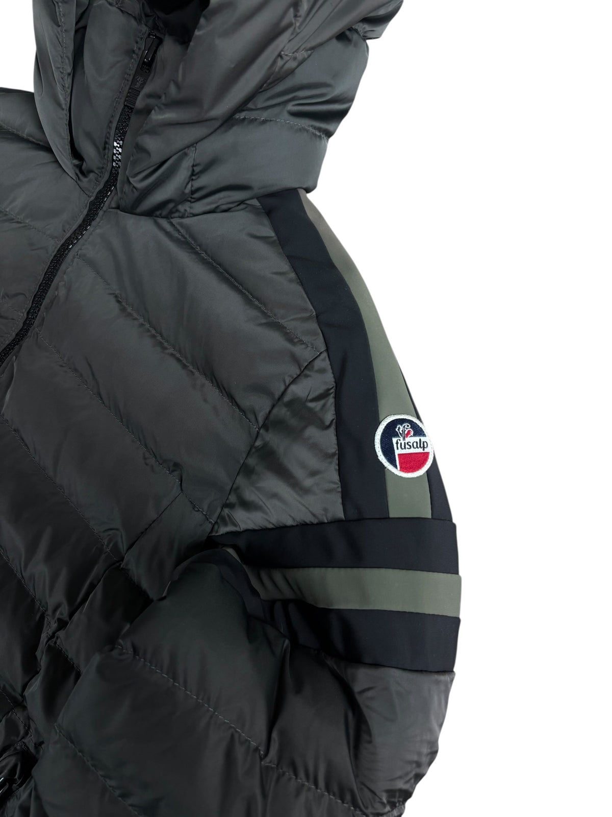 Doudoune Fusalp kaki taille L - Vue de dos