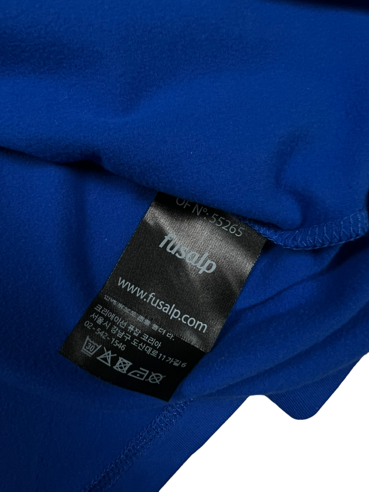 Pull Fusalp bleu taille L - Vue côté