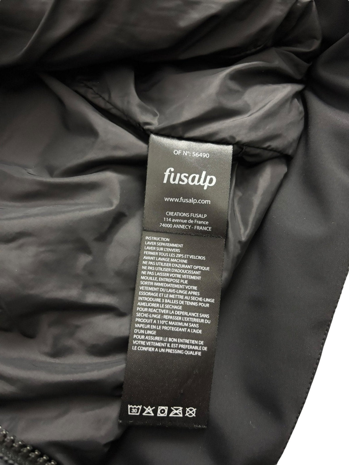 VESTE FUSALP - NB08 SHOP