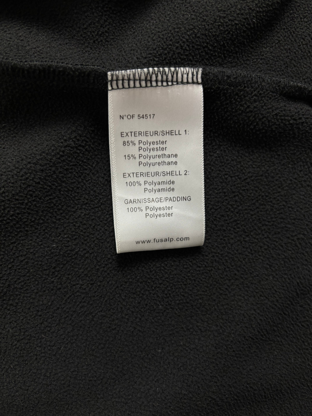Veste Fusalp noir taille S - Vue 6