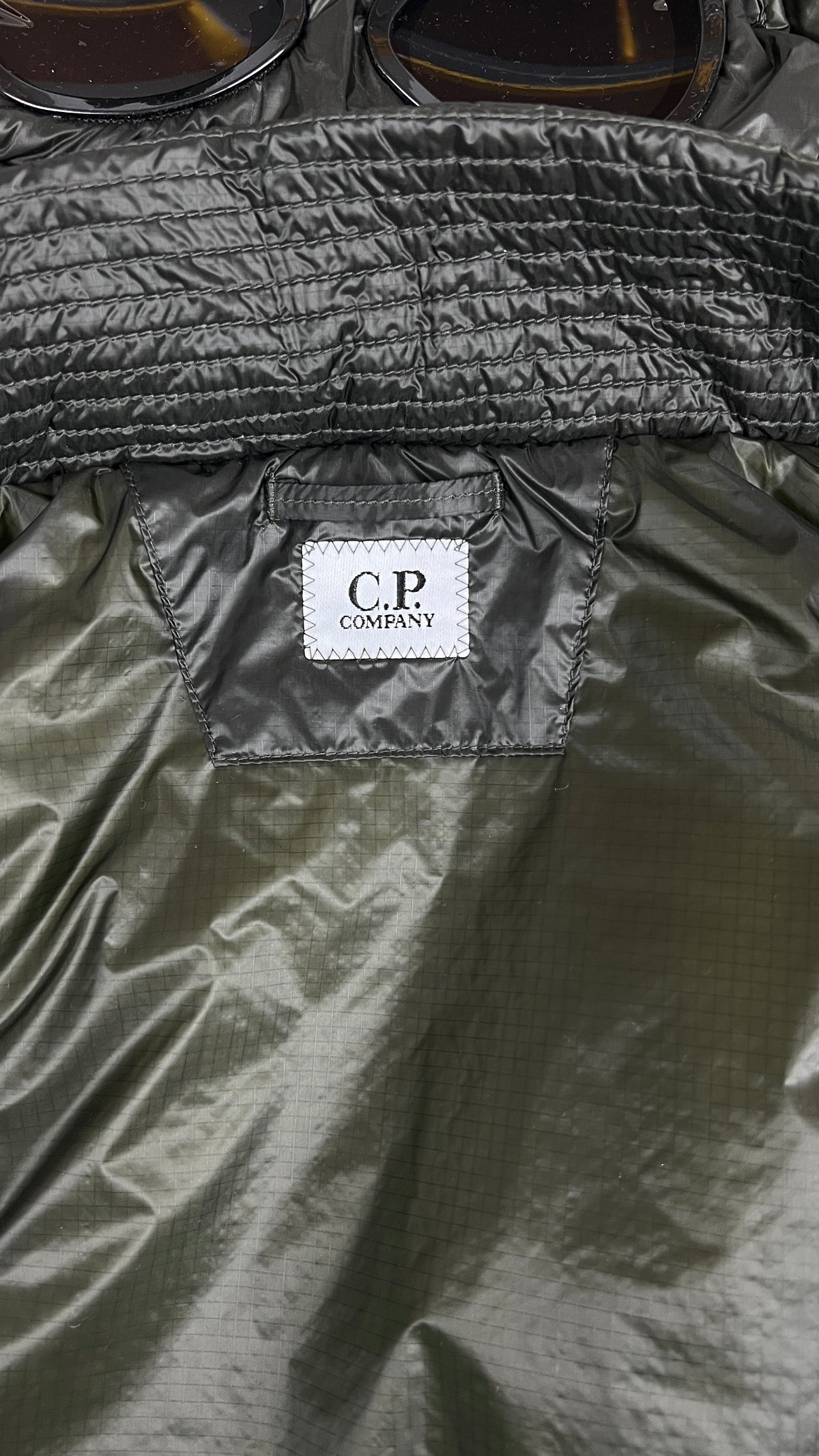 Gilet Doudoune C.P Company Nada Shell Goggle kaki, taille M, neuf – photo complémentaire 1 – NB08 Shop