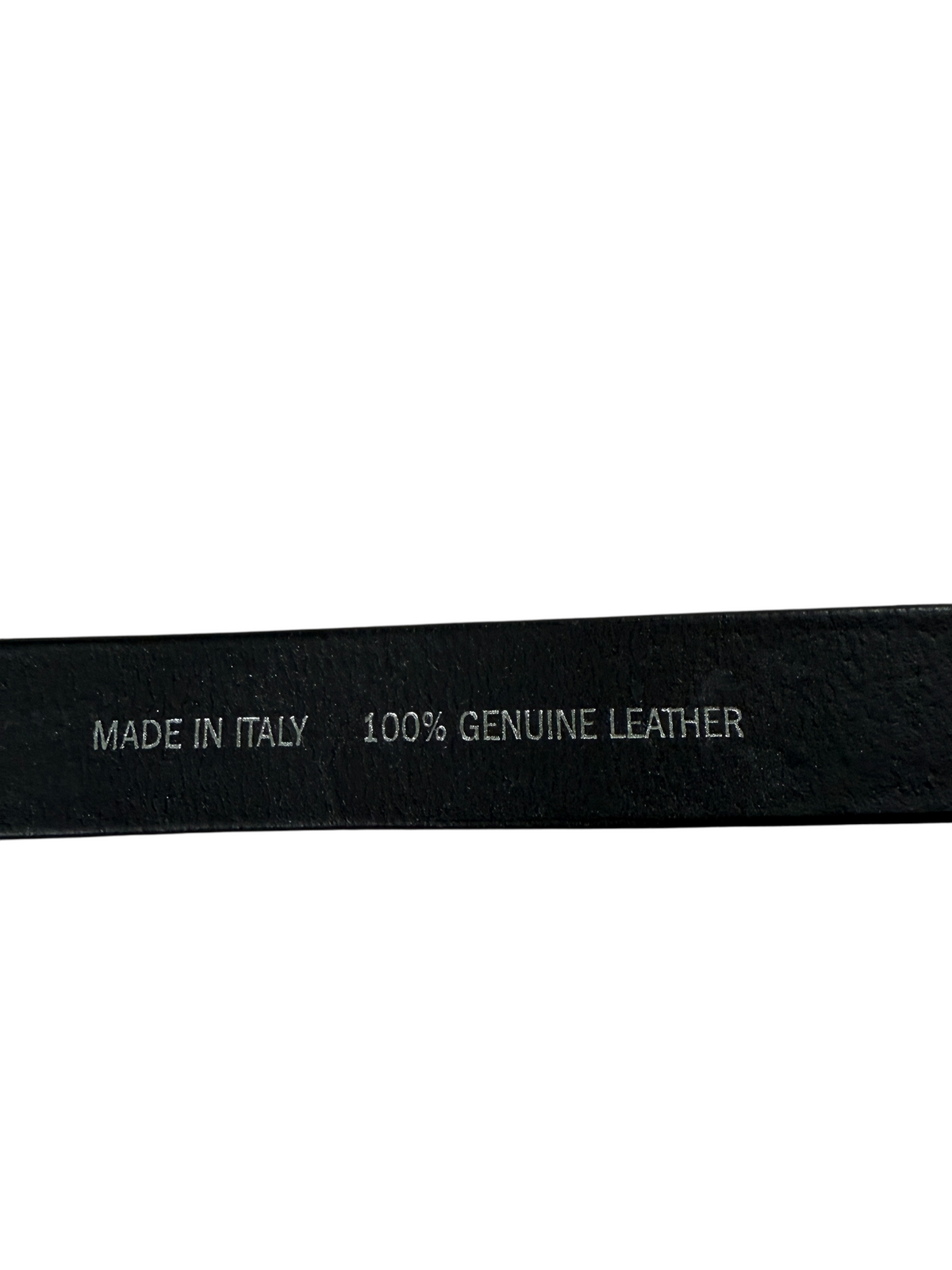 Ceinture Golden Goose noir taille 75 cm, détail étiquette — vue 4