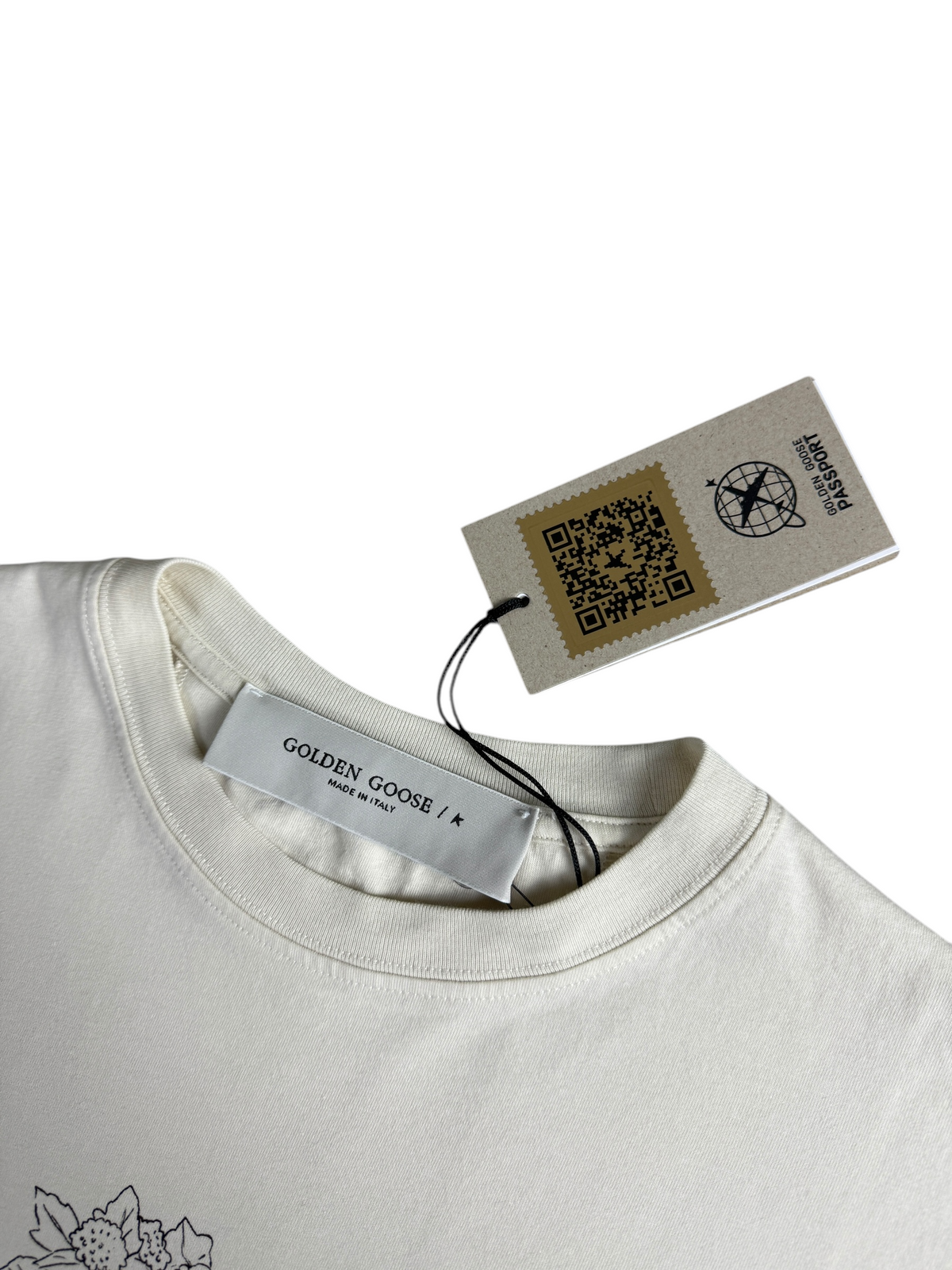 Veste Golden Goose blanc taille S - Détail