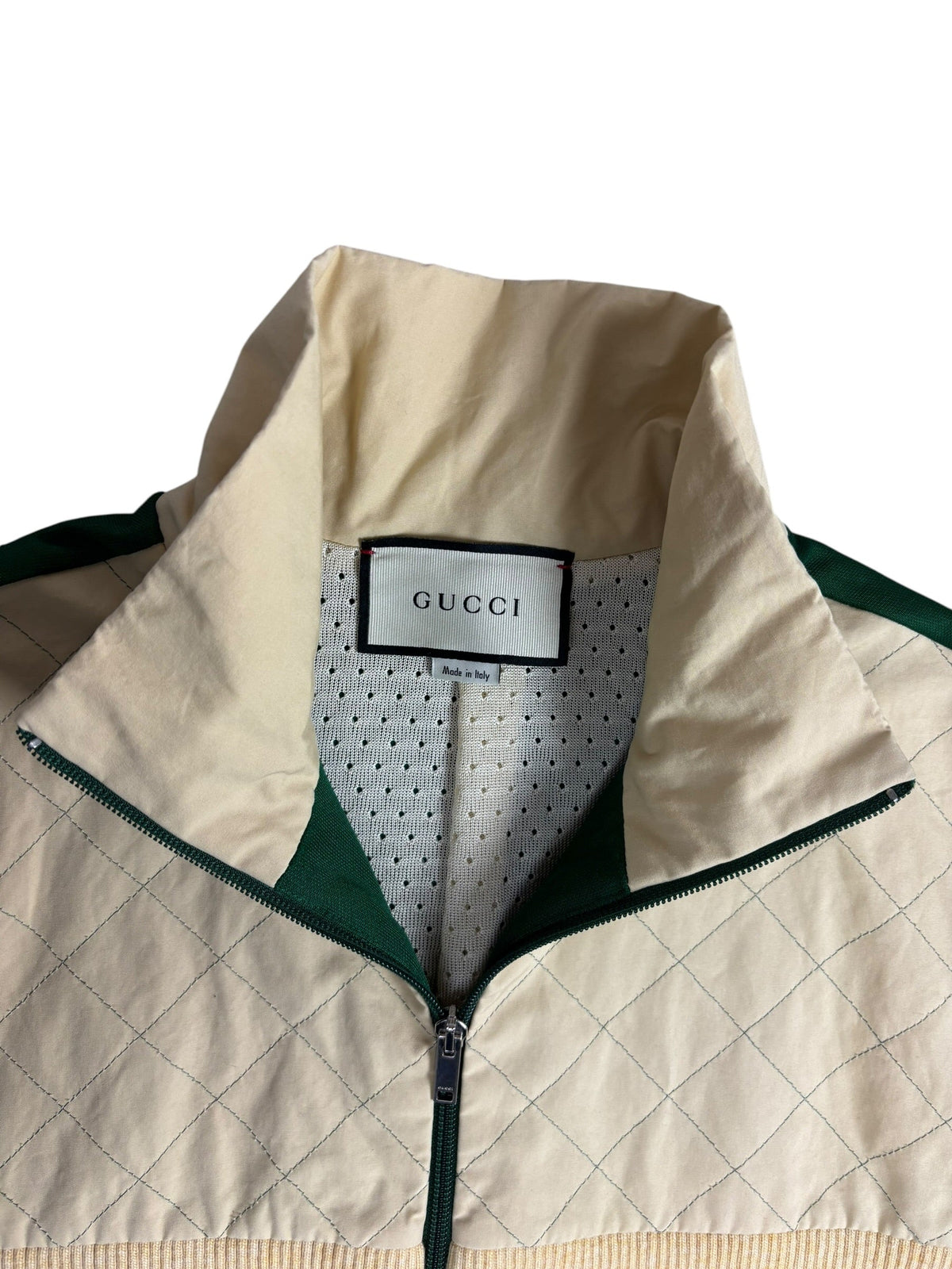 Gilet Gucci vert taille M - Logo et étiquette