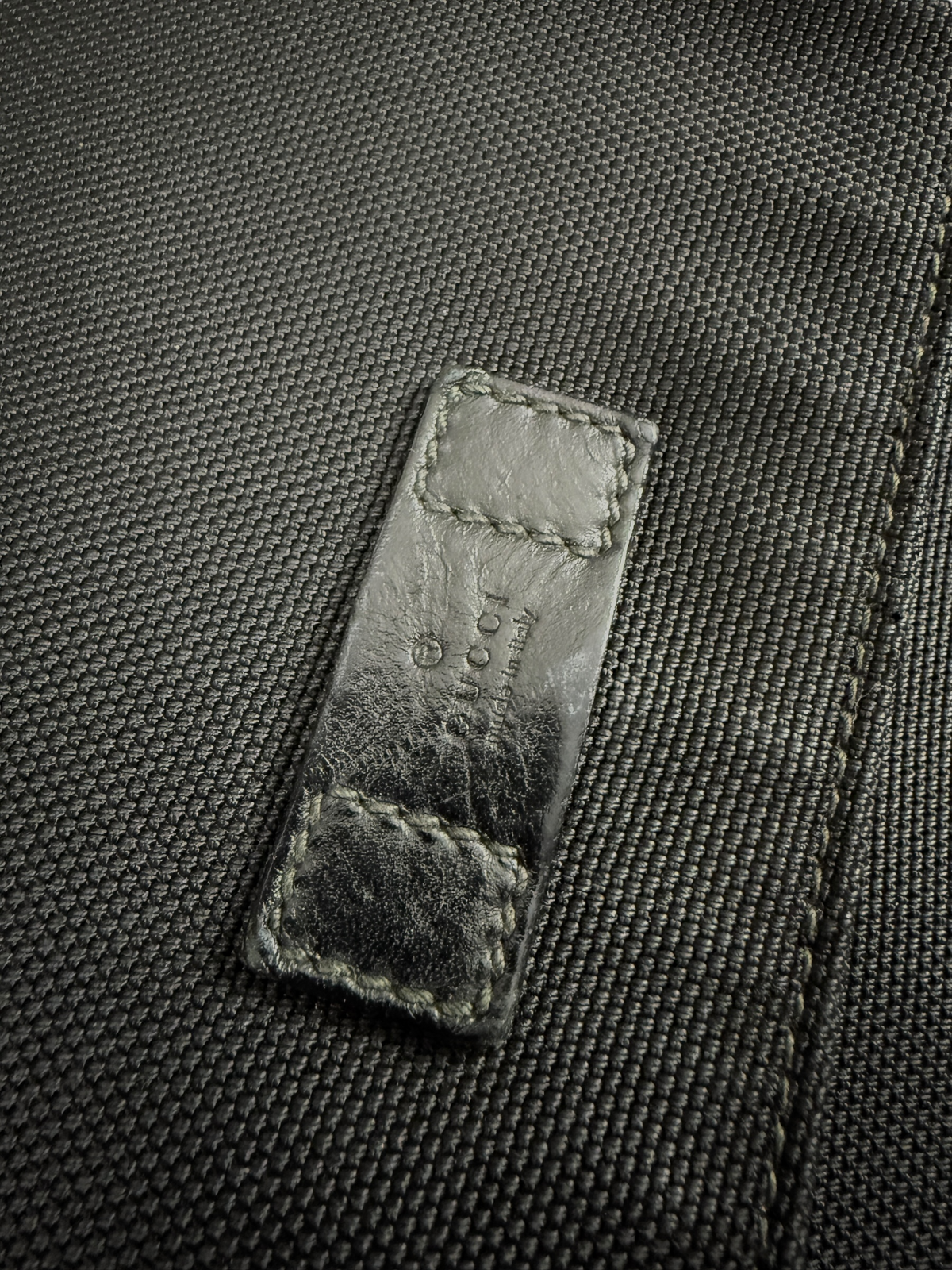 Sacoche Gucci noir taille Moyenne - Vue côté