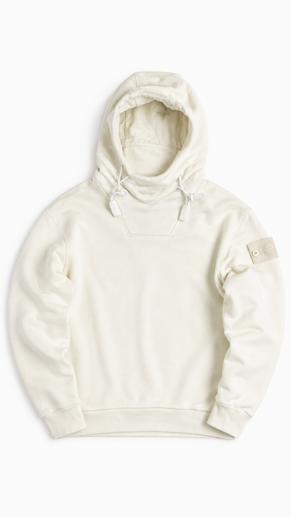 Hoodie Sweat-Shirt Stone Island Ghost crème taille M - vue 1/5
