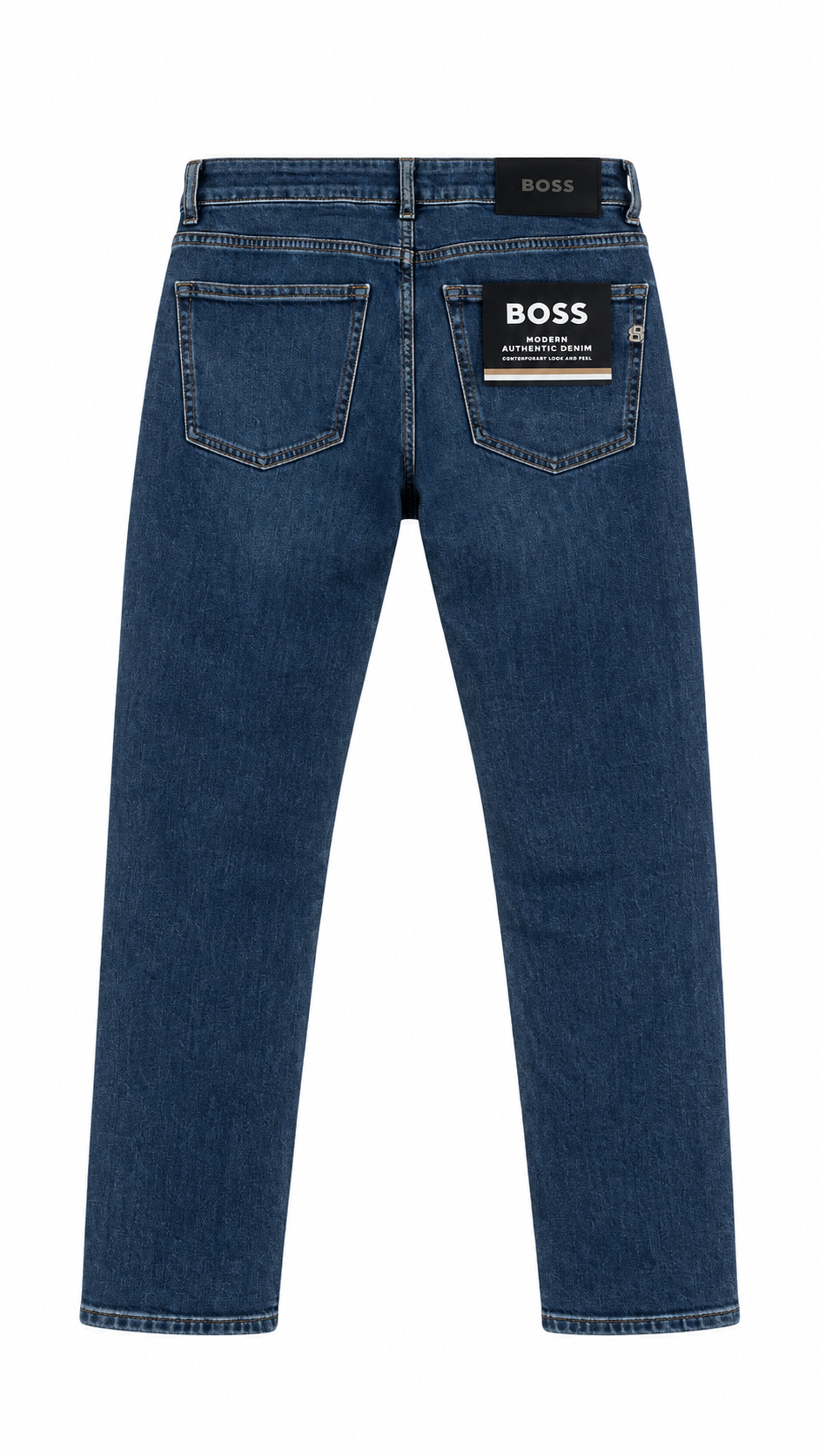 Jean Slim Hugo Boss Delaware marine, vue de dos — vue 2