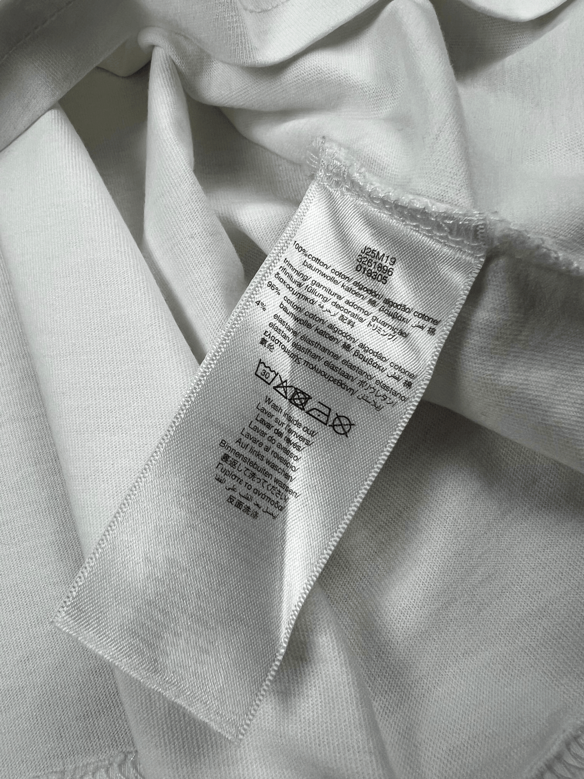Hugo Boss long-sleeve T-shirt, white, age 16, pre-owned, authenticated by NB08, side view — view 5