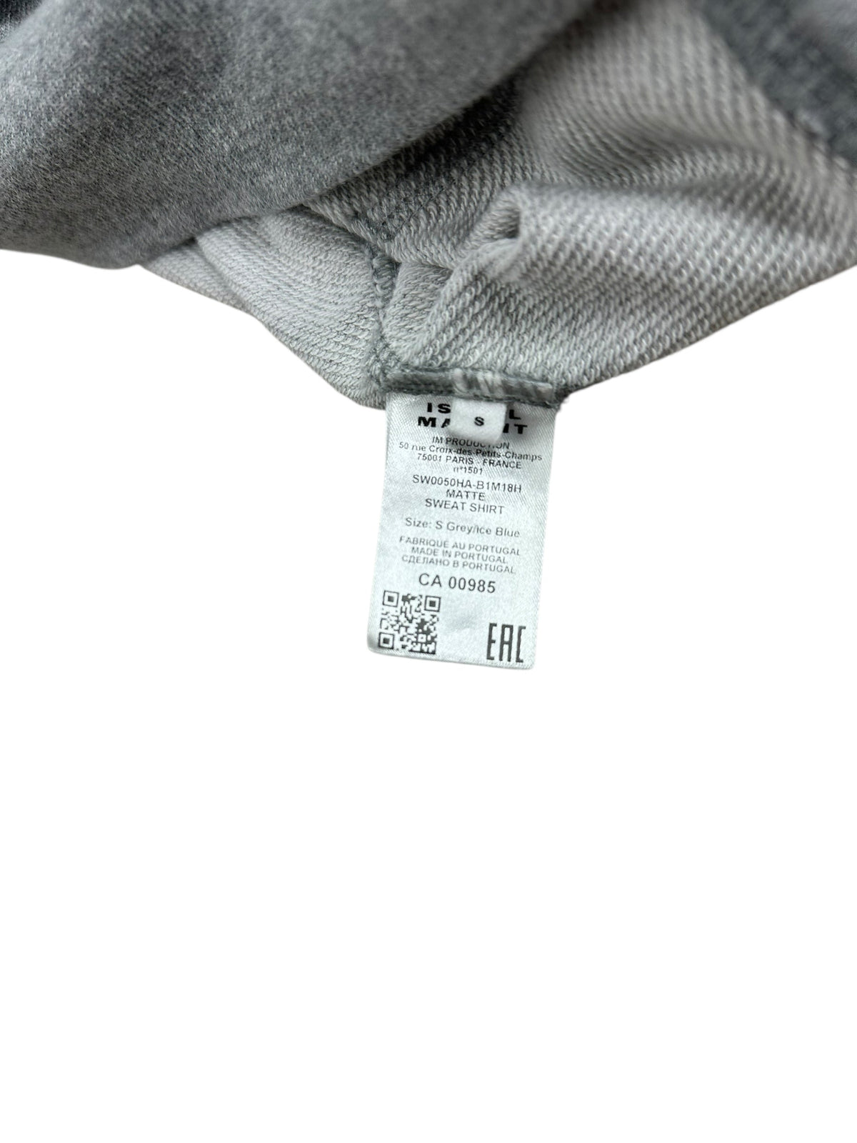 Hoodie Isabel Marant gris taille S - Détail