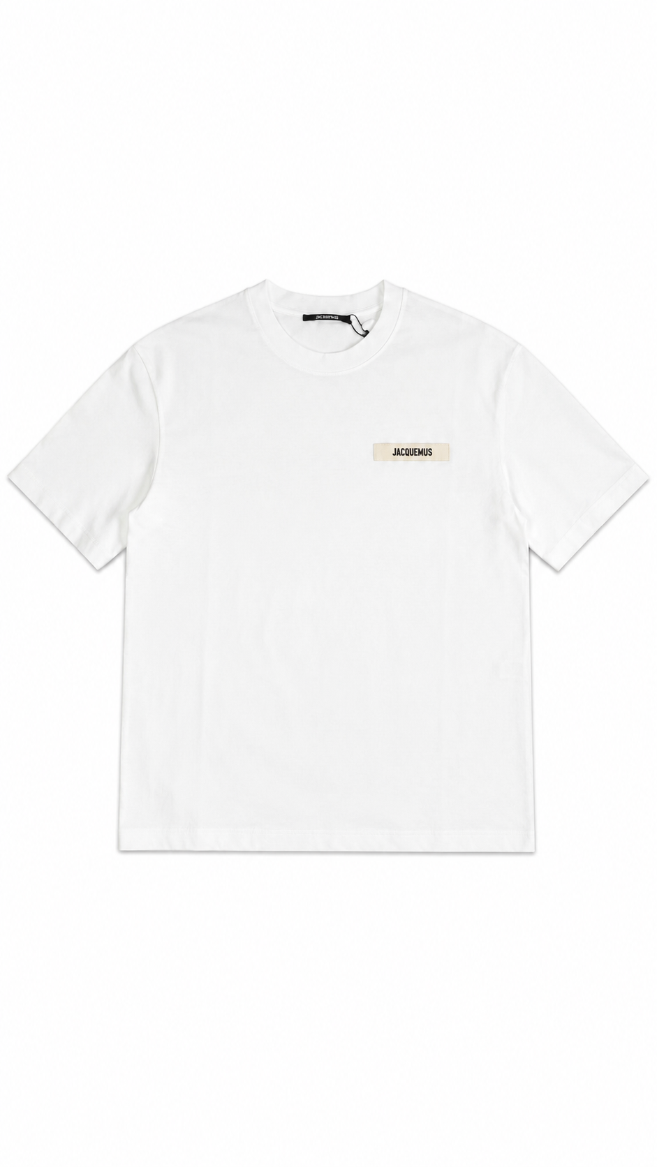 T-shirt Jacquemus Le T-shirt Gros Grain blanc neuf - vue 1/4