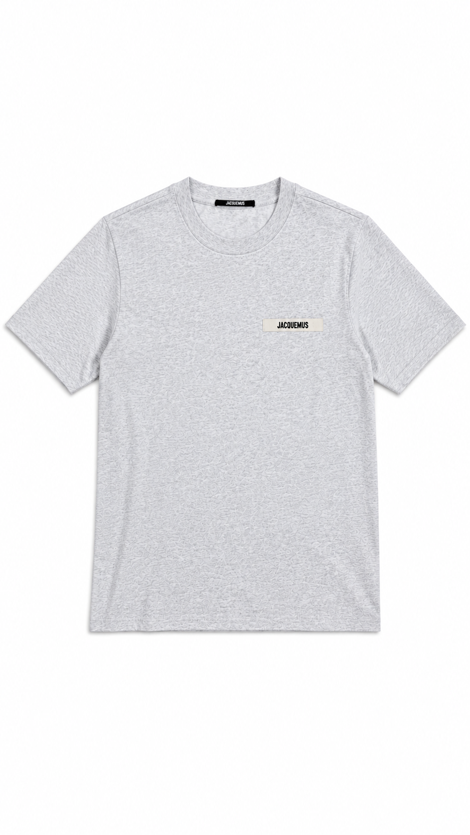 T-shirt Jacquemus Le T-shirt Gros Grain gris neuf - vue 1/4