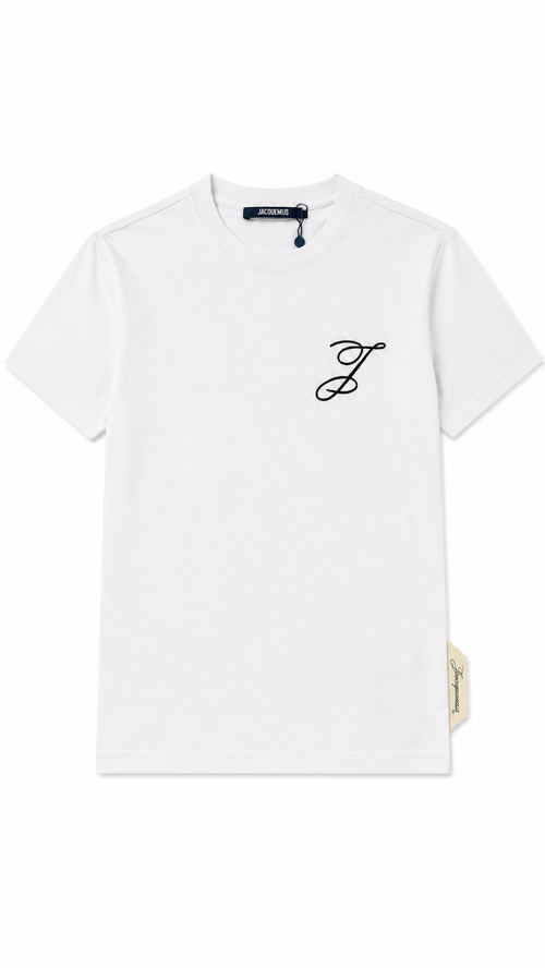T-shirt Jacquemus Logo - Bianco - Nuovo