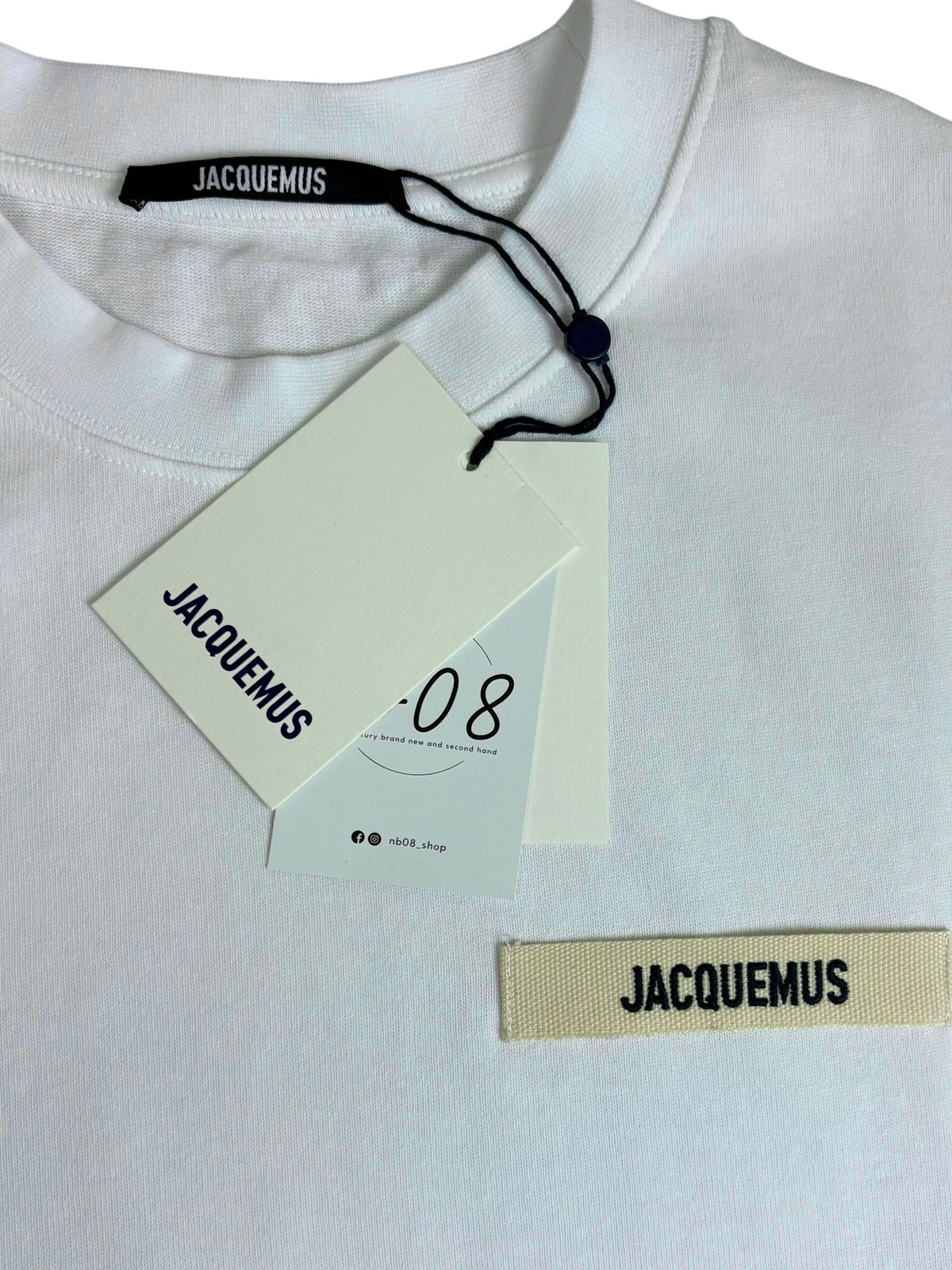 Tee-shirt Jacquemus Gros Grain bleu taille S - vue 2