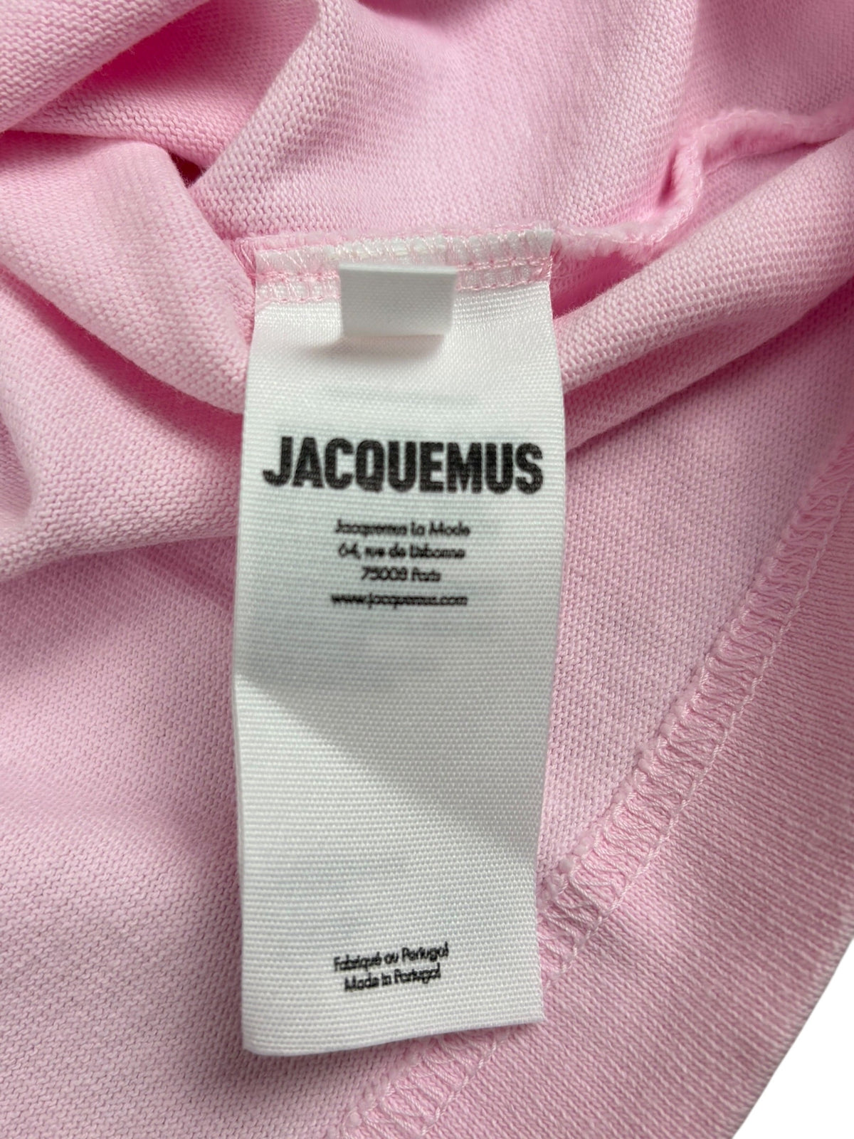 Tee-shirt Jacquemus Gros Grain rose taille S - vue 3