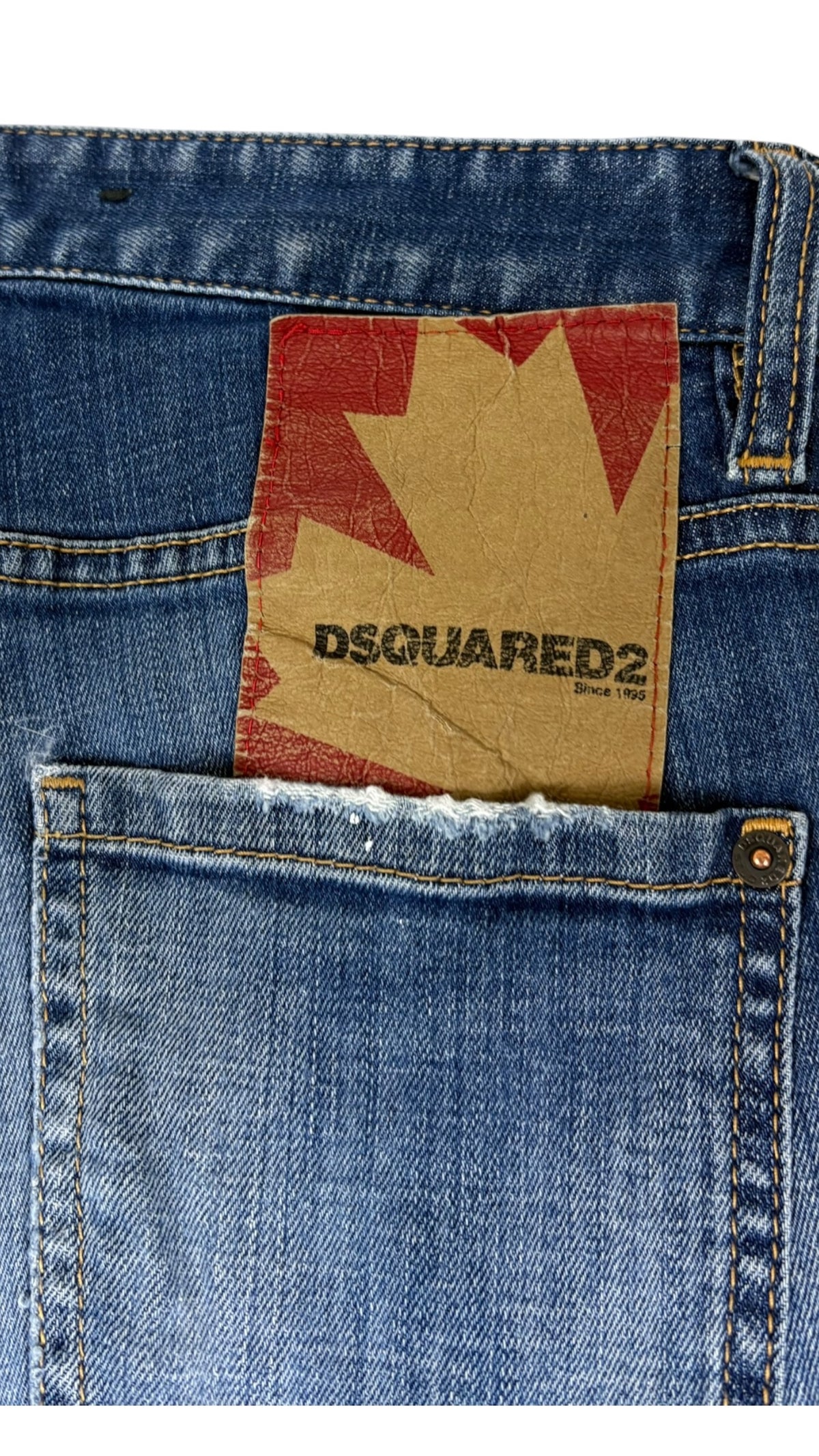 Jean Dsquared2 marine taille 44 - vue 4/5
