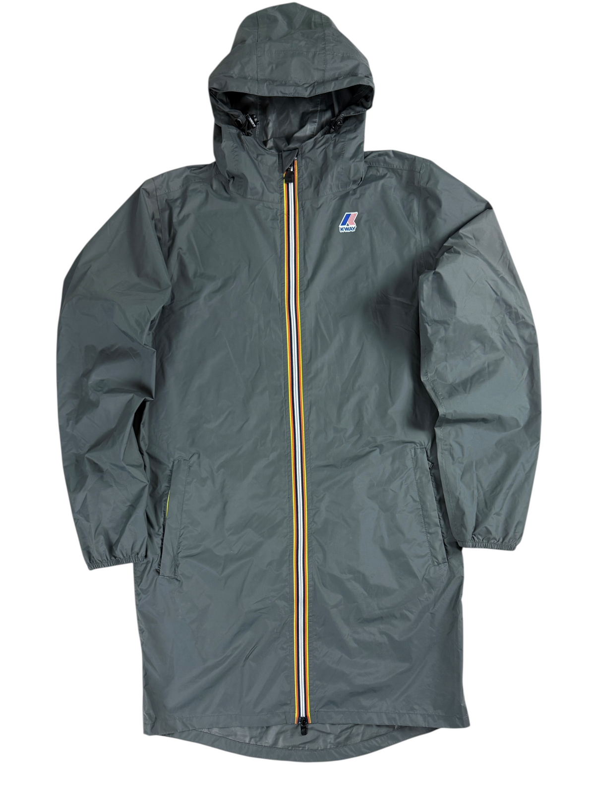 Parka K-Way gris taille S - Vue de face