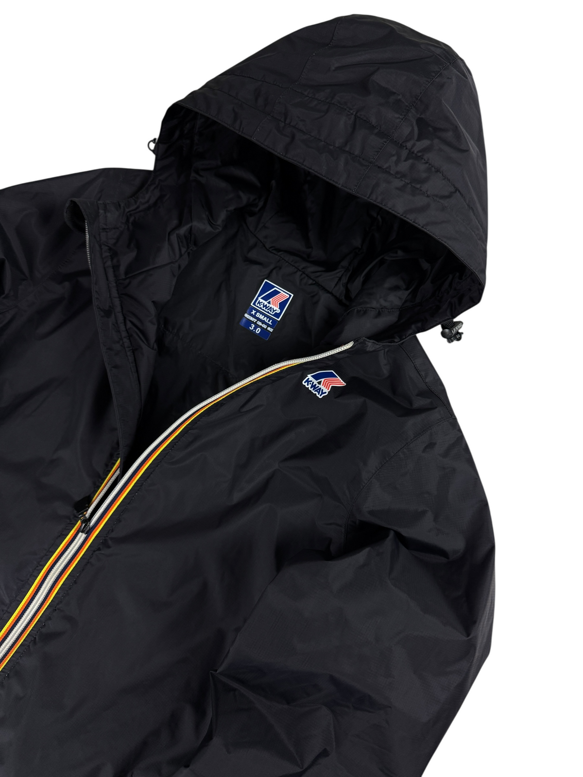 Parka K-Way marine taille XS - Détail