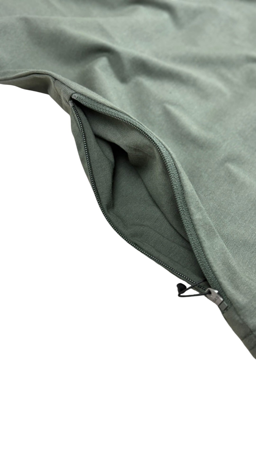 T-Shirt K-Way Leonide in Khaki, neu, Detail Etiketten und Verarbeitung — Ansicht 10
