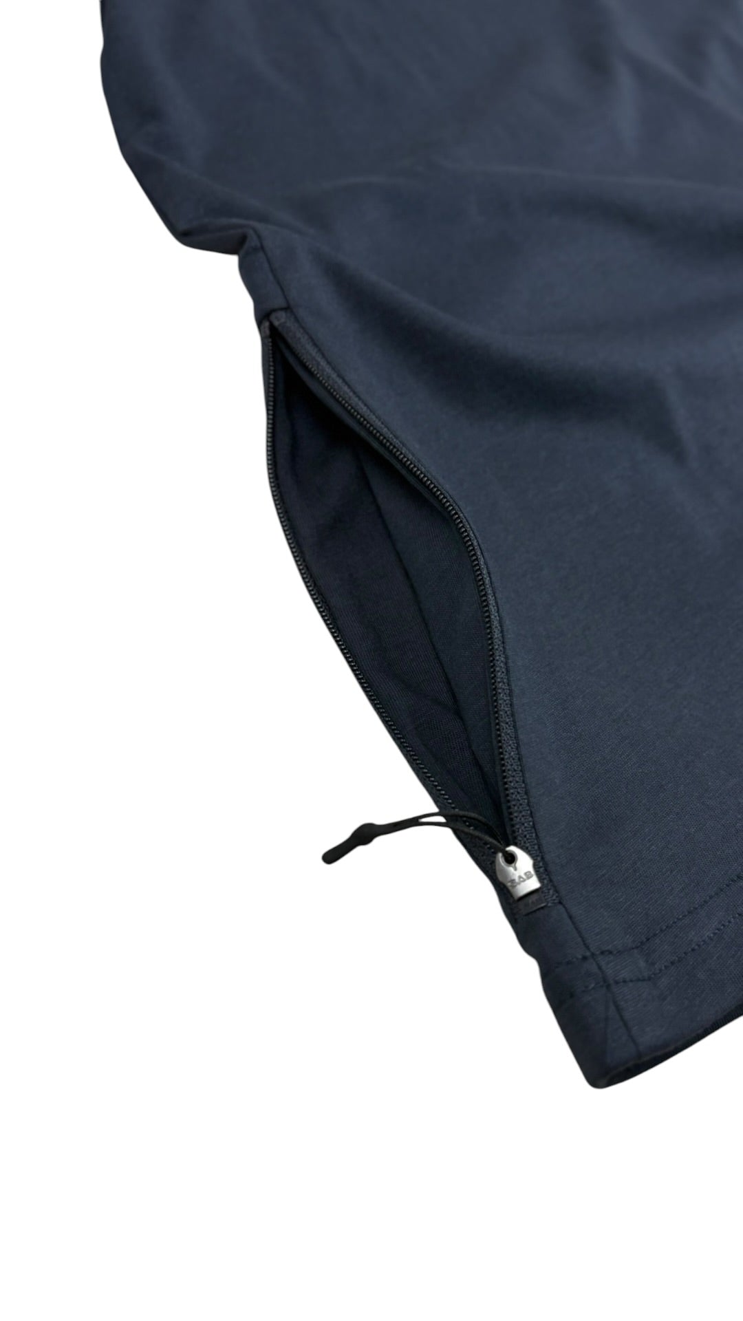 T-Shirt K-Way Leonide in Navy, neu, Detail Etiketten und Verarbeitung — Ansicht 12