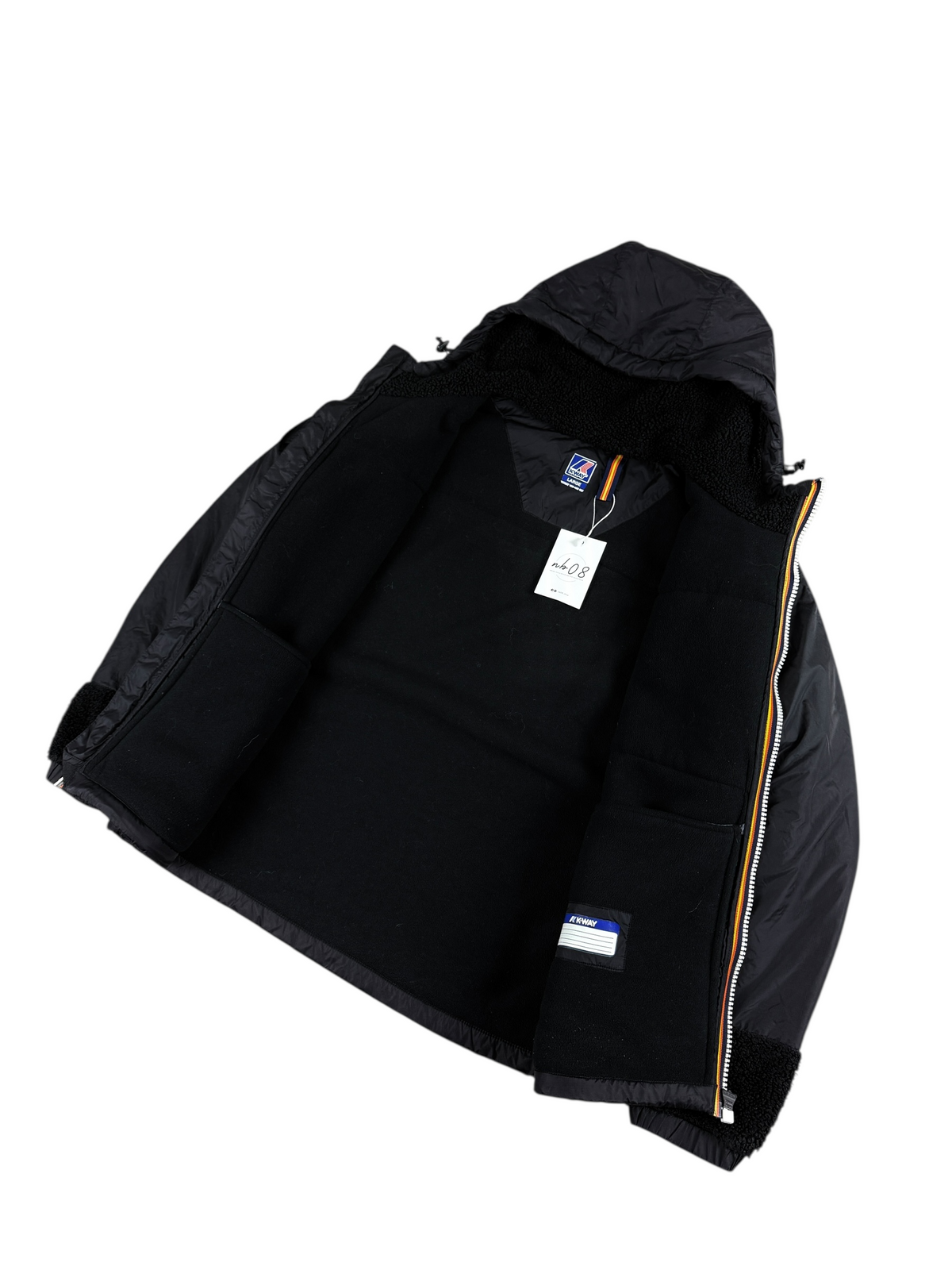 Veste K-Way noir taille L - Vue de dos