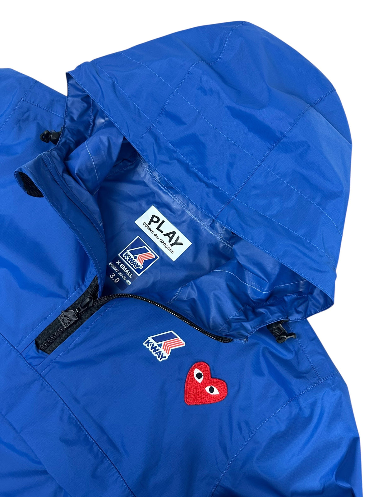 Coupe Vent K-Way x Comme des Garçons bleu taille XS - vue 2