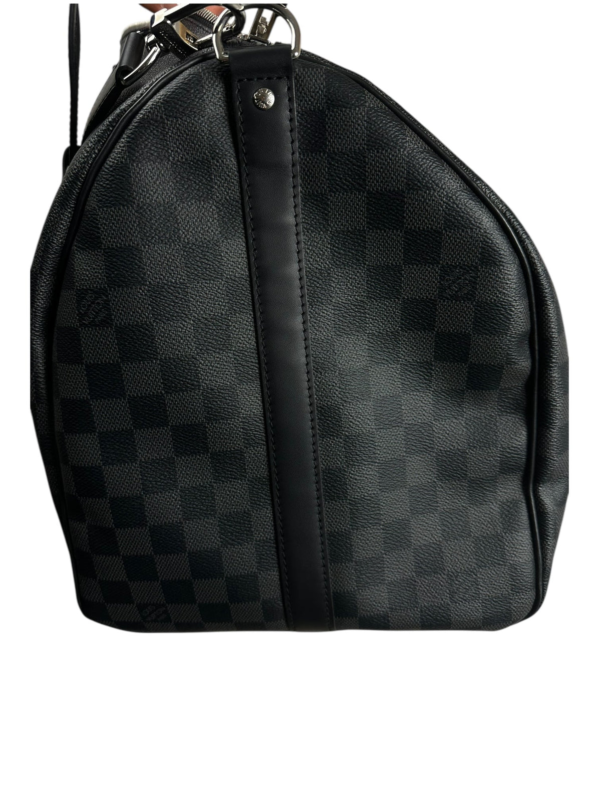 Sac Louis Vuitton noir / gris taille 55 - Vue 7