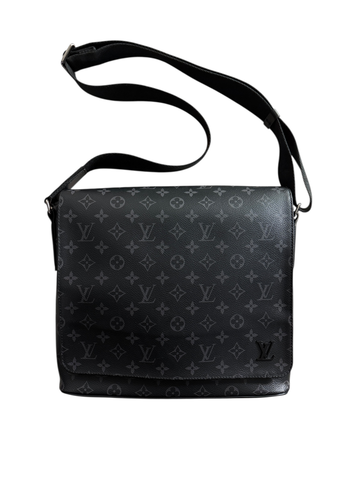 Sacoche Louis Vuitton noir taille Grand Modèle - Vue de face