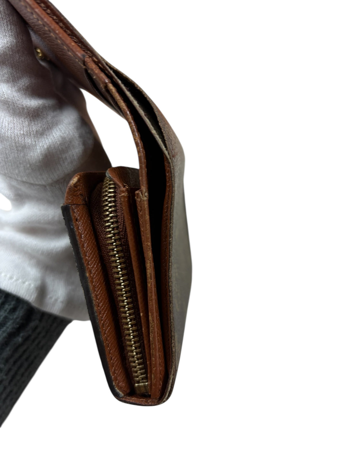 Porte Monnaie Louis Vuitton Monogram marron taille MM - vue 6